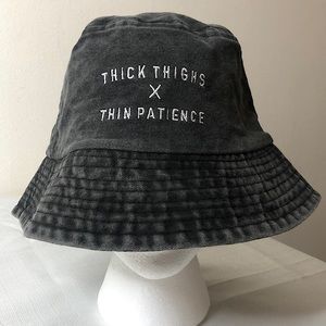 Bucket Hat with Lettering